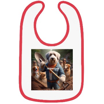 Discover Funny and cute animal or pet Republican Bibs