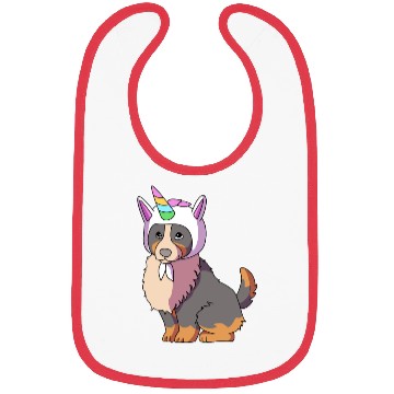 Discover Cute Bernese Dog Lover Unicorn Bernese Bibs