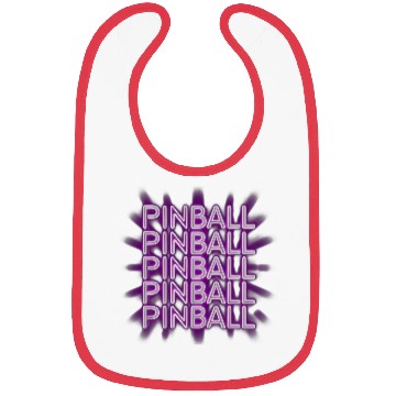 Discover Pinball Purple Neon Bibs