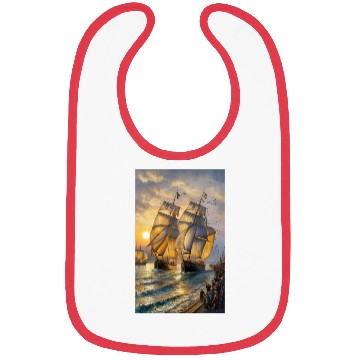 Discover Sailing into the Sunset Bibs