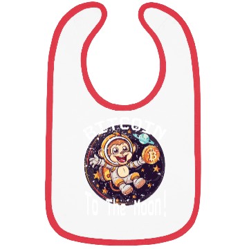 Discover Bitcoin Ape To The Moon BTC Bibs