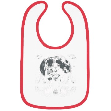 Discover Alien Giving Peace Premium Bibs
