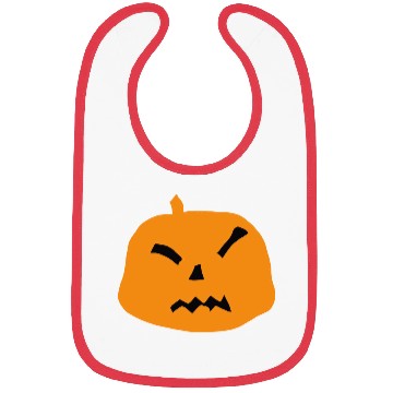 Discover Spooky Pumpkin Halloween Bibs