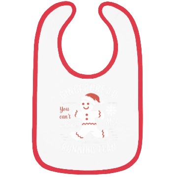 Discover Gingerbread Running Team Christmas Humor Bibs