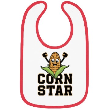 Discover Funny Farm Food Bibs Corny Cob Farmer Corn Star