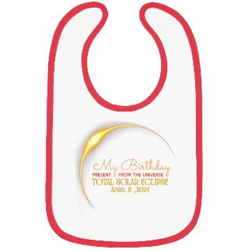 Discover Solar Eclipse Birthday Present Universe Bibs
