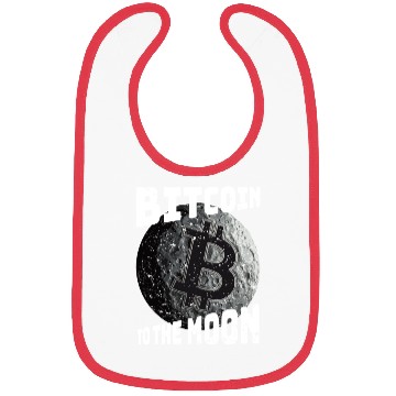 Discover Bitcoin to the moon! Cryptocurrency Crypto Bibs