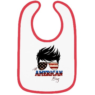 Discover All American Boy Bibs