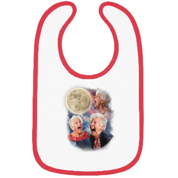 Discover Granny Moon Ladies Weird Bibs