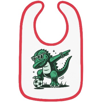 Discover green dinosaur Bibs