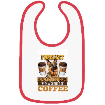 Discover Shepherd WEEKEND FORECAST CHANCE OF COFFEE Bibs