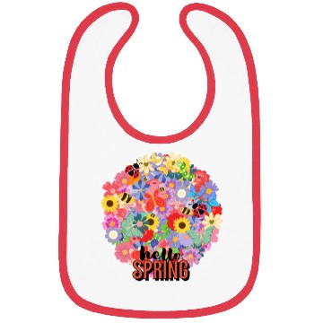 Discover Hello SPRING! Bibs