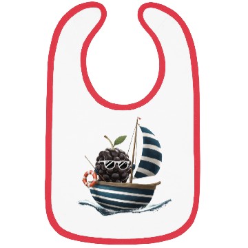 Discover Fruit Boating Blackberries Bibs