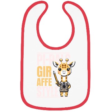 Discover funny pi giraffe teacher, Funny Math Teacher Bibs