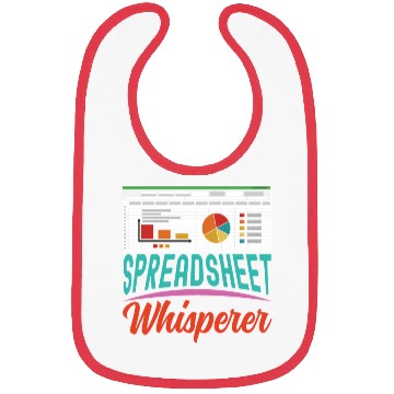 Discover Spreadsheet Whisperer Funny Accounting Bookkeeper Bibs