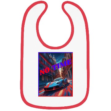 Discover Car speeding through the city Bibs