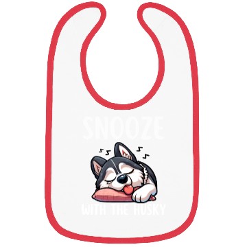 Discover Snooze with the husky |Snooze Mode Husky Edition Bibs