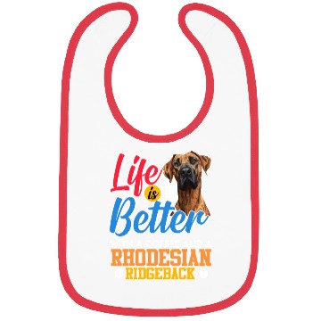 Discover Ridgeback Dog LIFE IS BETTER WITH COFFEE AND A Bibs