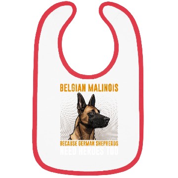 Discover BELGIAN MALINOIS GERMAN SHEPHERDS NEED HEROS TOO Bibs
