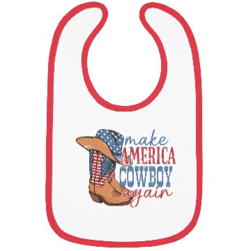 Discover Make America Cowboy Again Bibs