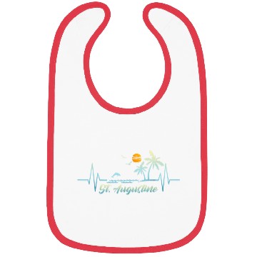 Discover Augustine Florida Souvenir Spring Break Bibs