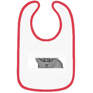 Discover Schrodingers Cat Funny Quantum Physics Science Bibs
