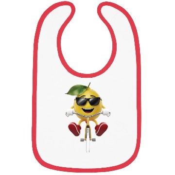 Discover Lemon Cycling On Bike Realistic Bibs