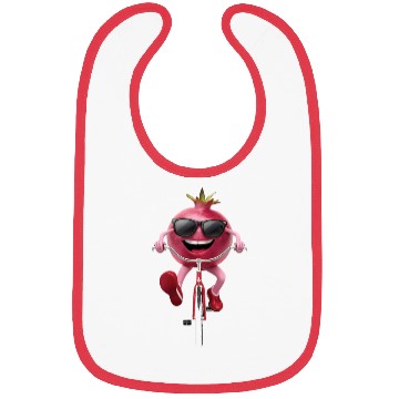 Discover Pomegranate Cycling On Bike Realistic Bibs