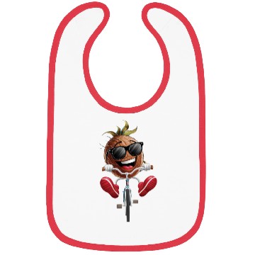 Discover Coconut Cycling On Bike Realistic Bibs