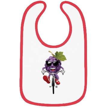 Discover Grapes Cycling On Bike Realistic Bibs
