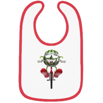 Discover Watermelon Cycling On Bike Realistic Bibs