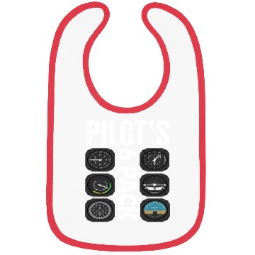 Discover Pilots 6 Pack Funny Pilot Bibs