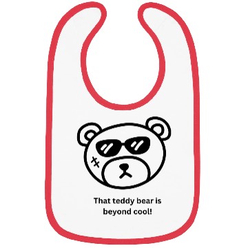 Discover cool teddy bear Bibs