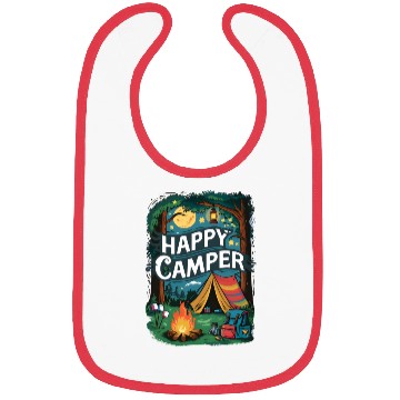 Discover Happy Camper Delight Bibs