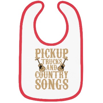 Discover Pickup Trucks and Country Songs Western Cowboy Bibs