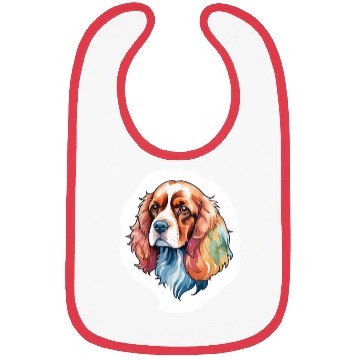 Discover American Cocker Spaniel Watercolor Bibs