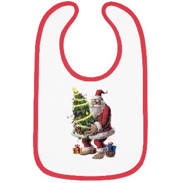 Discover Bigfoot Christmas Tree Lights Xmas Sasquatch Lover Bibs