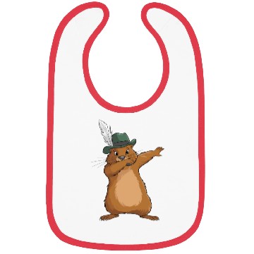 Discover Groundhog Marmot for a Marmot lover groundhog fan Bibs