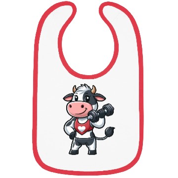 Discover Cow fitness workout gym training bodybuilder Bibs