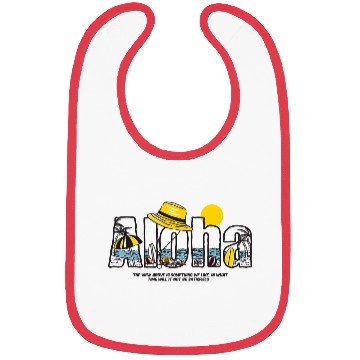 Discover Aloha Trip Tropical Vacation Design Bibs