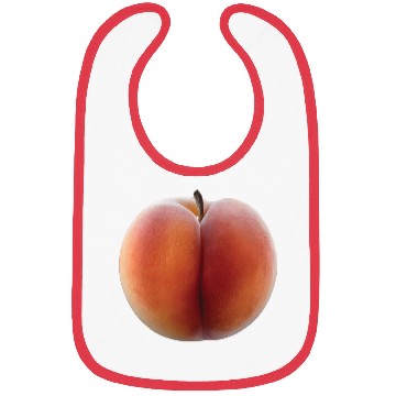 Discover Peach Realistic Bibs