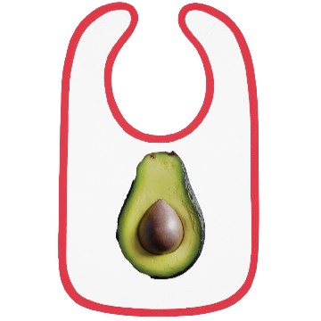 Discover Avocado Realistic Bibs