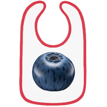 Discover Blueberry Realistic Bibs