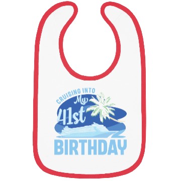 Discover Cruise Boat Trip Vacation Cruising Into My 41st Bibs