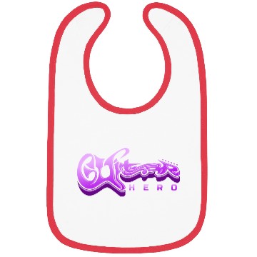 Discover Guitar Hero - Typography Design Bibs