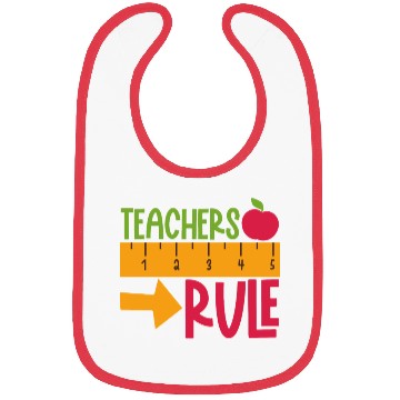 Discover Teacher Rule No Rule Learning School Days Bibs