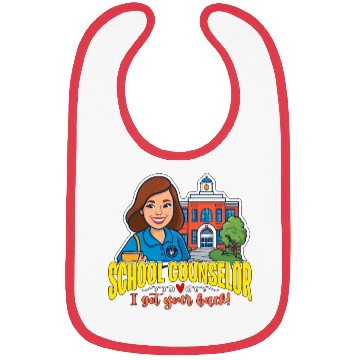 Discover School Counselor I Got Your Back School Therapist Bibs
