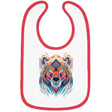 Discover Native American Spirit Wolf Bibs