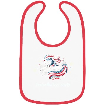 Discover Star-Spangled Unicorn with American Pride and Bibs