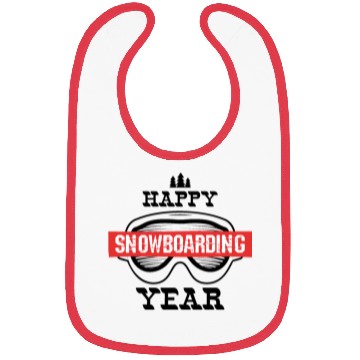 Discover Happy Snowboarding Year Bibs